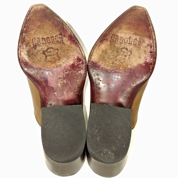 Caborca Western Flower Embroiderd Mule Boot Slides Sz 5.5 - Picture 8 of 8